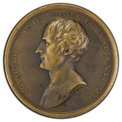 SOLD France 1801 Peace of Luneville Bronze Medal 56mm