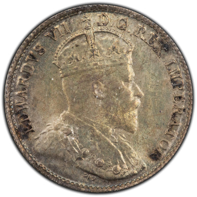 SOLD Canada 1905 5 Cents Silver Coin - ICCS MS-65