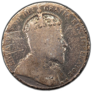 SOLD Canada 1904 50 Cents Half Dollar Silver Coin - Damaged/Filler