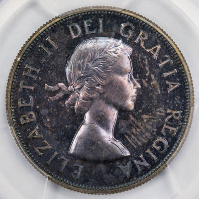 SOLD Canada 1953 NSF LD 50 Cents Half Dollar Silver Coin - PCGS Specimen SP-64