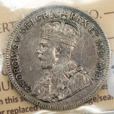 SOLD Canada 1927 25 Cents Quarter Silver Coin - ICCS EF-40