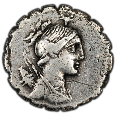 SOLD Ancient Rome Republic 81 BC A. Postumius Denarius Silver Coin Syd #745
