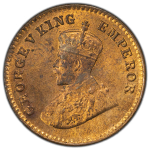 SOLD India 1925 1/12 Anna Coin KM #509