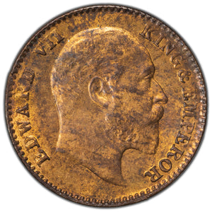 SOLD India 1910 1/12 Anna Coin KM #498