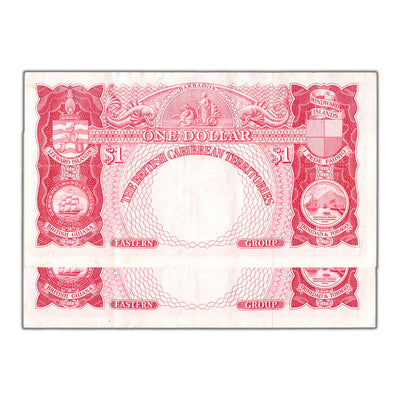 SOLD British Caribbean Territories 1959 $1 One Dollar Notes P #7c - 2 Consecutive VF+