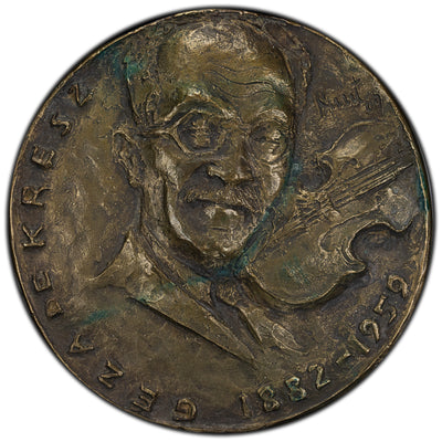 SOLD Canada 1969 Geza De Kresz Bronze Medal 89mm - Dora de Pedery Hunt 