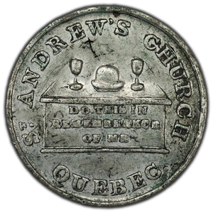 SOLD Canada St Andrews Church Quebec Communion Token Leroux 617