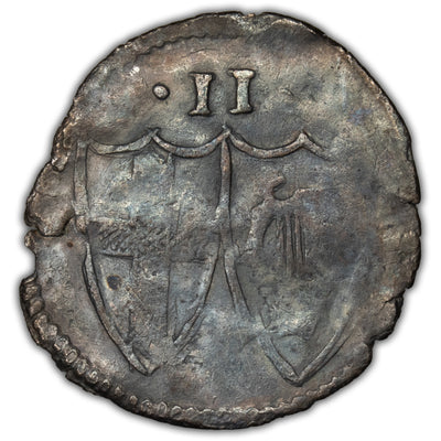 SOLD Great Britain N.D (1649-60) 2d Half Groat Hammered Silver Coin S-3221