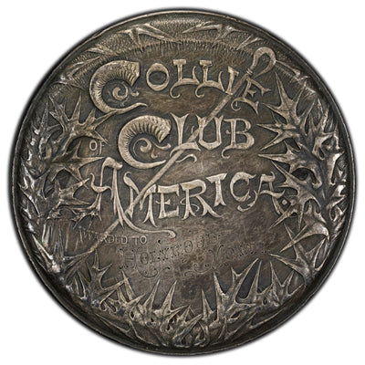 United States Chicago 1902 Collie Club of America Silver Medal 69mm