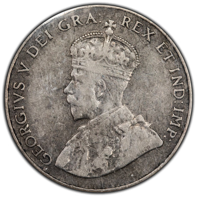 SOLD Canada 1925 5 Cents Nickel Coin - Key Date - ICCS VF-20