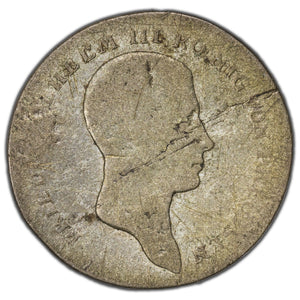 SOLD Germany Prussia 1809-A 1/6 Thaler Silver Coin KM #385