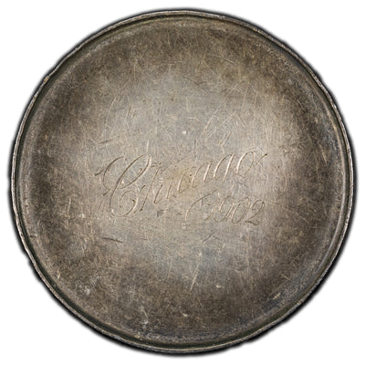 United States Chicago 1902 Collie Club of America Silver Medal 69mm