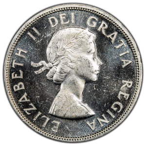 SOLD Canada 1956 $1 Silver Dollar Coin  - UNC+