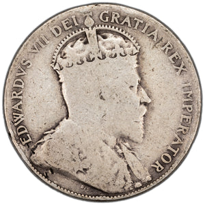 SOLD Canada 1904 50 Cents Half Dollar Silver Coin - Rim Bump