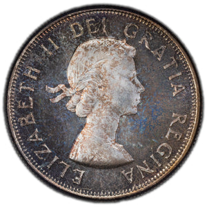 SOLD Canada 1959 50 Cents Half Dollar Silver Coin - PL Proof-Like Strike