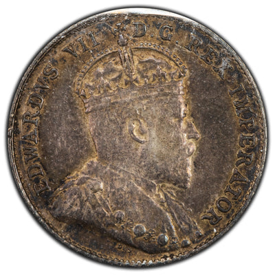 SOLD Canada 1904 10 Cents Dime Silver Coin - ICCS EF-40
