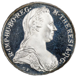 SOLD Austria "1780" Restrike Thaler Silver Coin - Proof