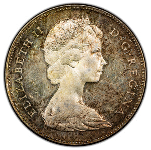 SOLD Canada 1967 $1 Silver Dollar Silver Coin - Attractive Patina
