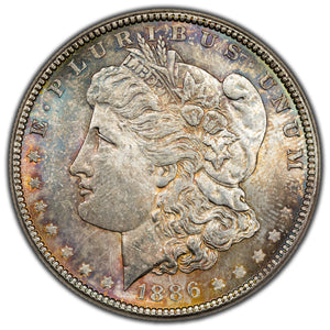 SOLD United States 1886 $1 Morgan Silver Dollar Coin - Uncirculated+