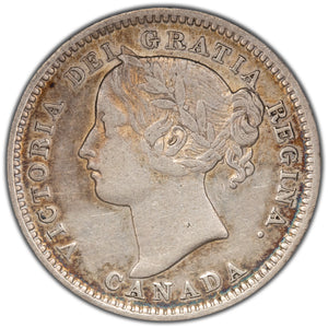 SOLD Canada 1898 Obverse 6 10 Cents Dime Silver Coin - Very Fine