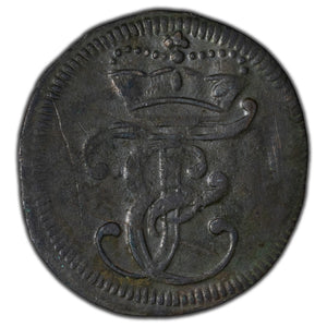 Germany Saxe-Hildburghausen 1736 One Heller Coin KM #25