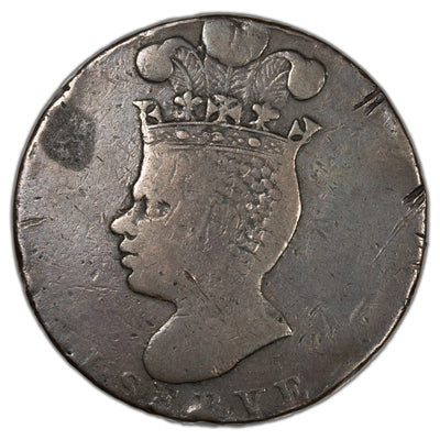 Barbados 1788 1d One Penny Coin