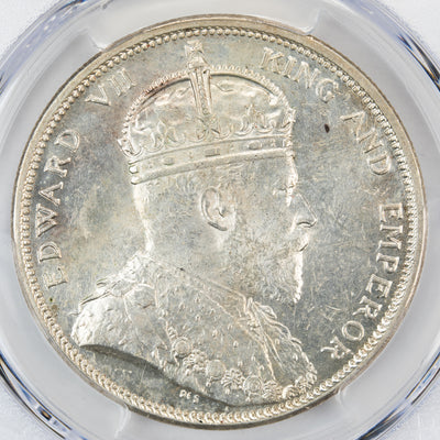 SOLD Straits Settlements 1904-B $1 Dollar Silver Coin Prid #4 - PCGS MS-62