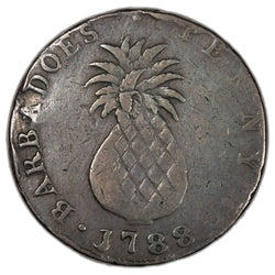Barbados 1788 1d One Penny Coin