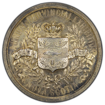 SOLD Canada Nova Scotia Annual Provincial Exhibition Award For Merit Silver Medal 56.5mm