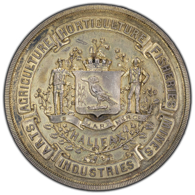 SOLD Canada Nova Scotia Annual Provincial Exhibition Award For Merit Silver Medal 56.5mm