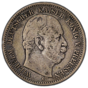 SOLD Germany Prussia 1877-A 2 Mark Silver Coin KM #506