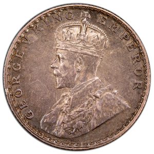 SOLD India 1925 Bombay 1/2 Half Rupee Silver Coin