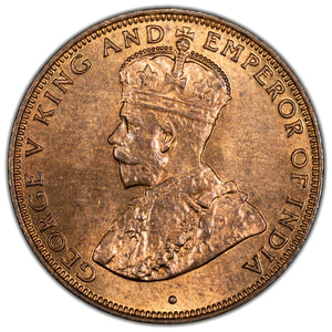 Hong Kong 1931 1 One Cent Coin KM #17