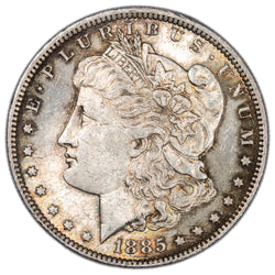 United States 1885-O $1 Morgan Dollar Silver Coin - BU