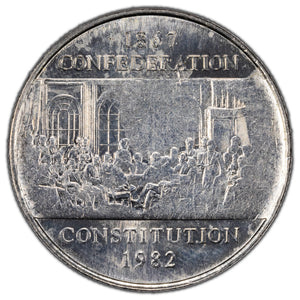 SOLD Canada 1982 $1 Nickel Dollar Coin - Reverse Struck Through Error