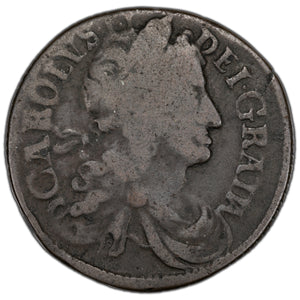 Ireland 1681 1/2 Half Penny Coin SP #6574