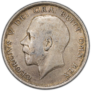 SOLD Great Britain 1914 1/2 Half Crown Silver Coin