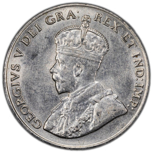 SOLD Canada 1923 5 Cents Nickel Coin - EF/AU