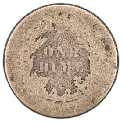 United States 1891 10 Cents Seated Liberty Dime Silver Coin