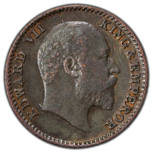 SOLD India 1903 1/12 Anna Coin KM #497