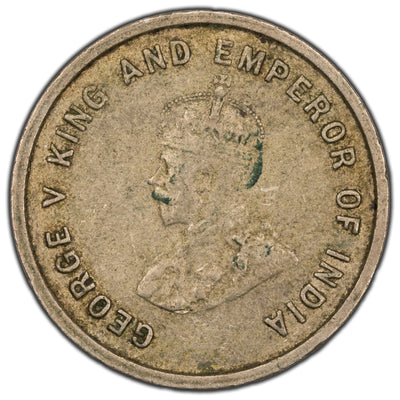 Straits Settlements 1920 5 Cents Coin KM #34