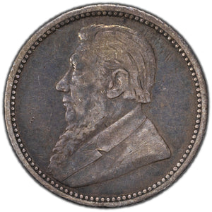 South Africa 1894 6 Pence Silver Coin KM #4