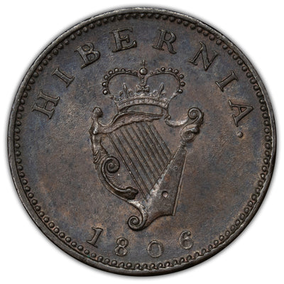 Ireland 1806 Farthing Coin SP #6622