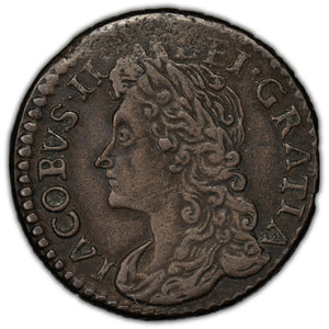 Ireland 1689 August 6d Six Pence Gun Money Coin SP #6583