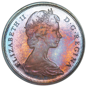 SOLD Canada 1967 50 Cents Half Dollar Silver Coin - Specimen - Nice Colour!