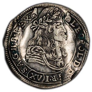SOLD Hungary 1678 15 Kreuzer Silver Coin KM #175