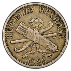 SOLD Mexico 1882 5 Centavos Coin KM #399