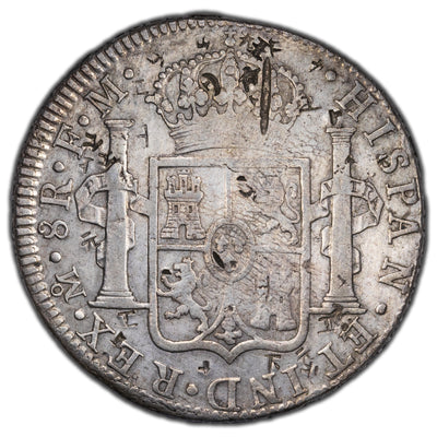SOLD Mexico 1784 Mo-FM 8 Reales Silver Coin KM #106 - Chopmarked