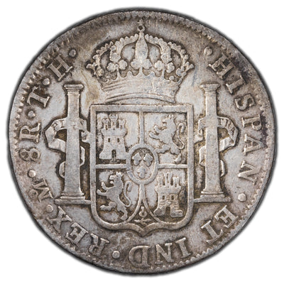 SOLD Mexico 1809 Mo-TH 8 Reales Silver Coin KM #110 - Chopmark