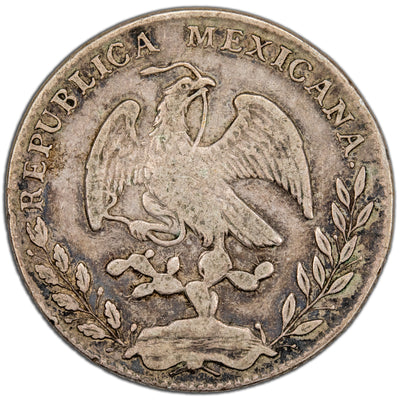 SOLD Mexico 1868 Mo PH 4 Reales Silver Coin